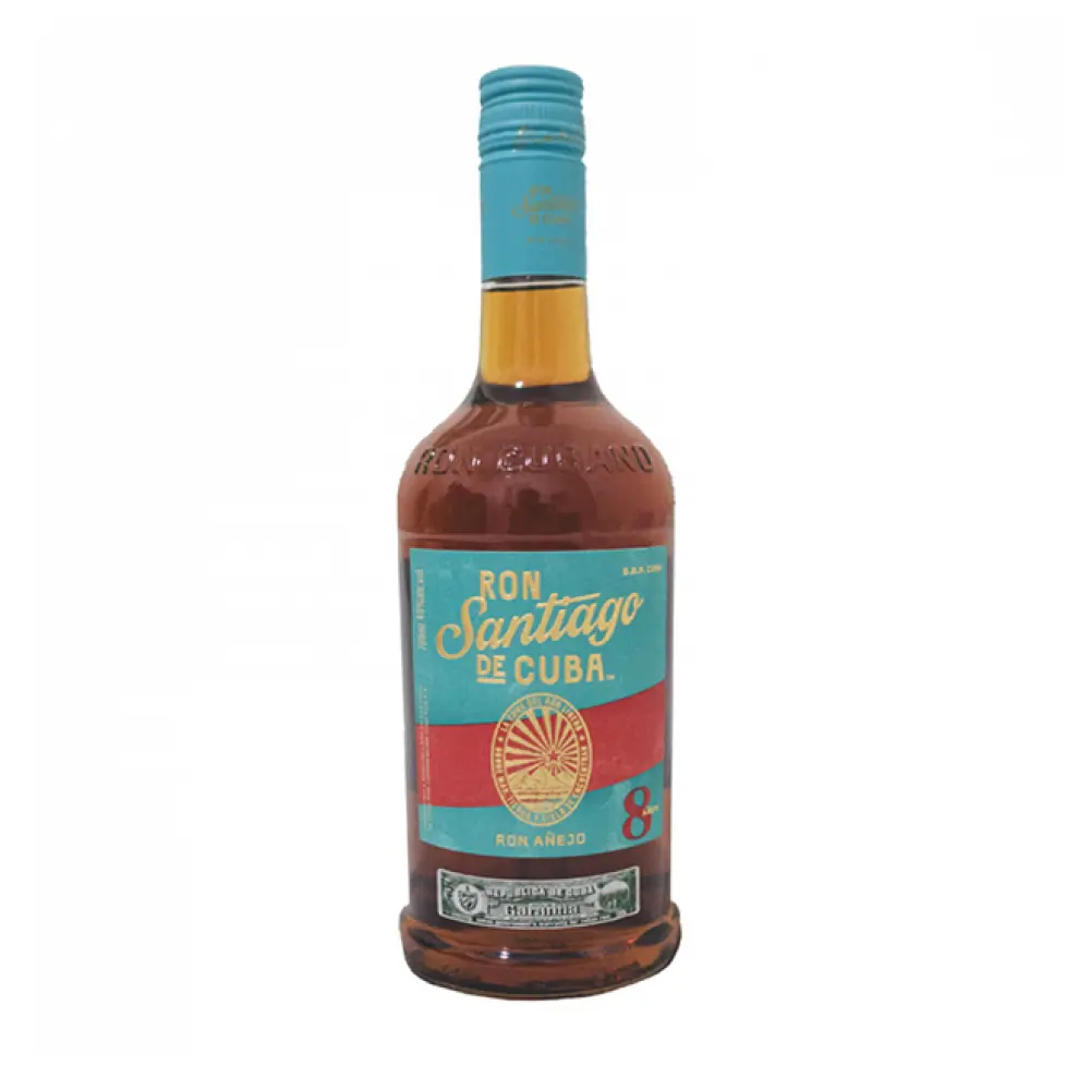 Ron Santiago de Cuba añejo 8 años 40 % vol (700 ml)