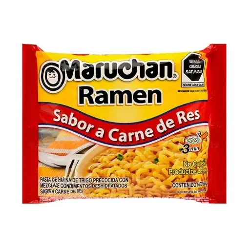 [V-0054] Sopa instantánea Maruchan ramen sabor carne de res 85 g